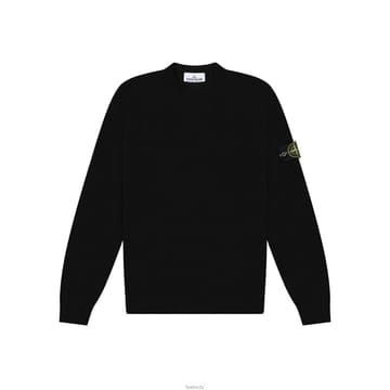 스톤 25FW 와펜 패치 니트 블랙 K2S15 5100071 S00C4 V0029