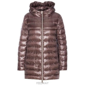 26 FW 에르노 드로스트링 후드 패딩 자켓 브라운 PI00133DR12017Z