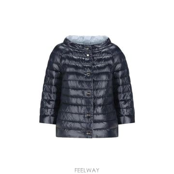 26 FW 에르노 리버시블 버튼 패딩 자켓 블루 PI0769D12017Z