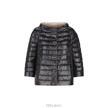 26 FW 에르노 리버시블 버튼 패딩 자켓 블랙 PI0769D12017Z