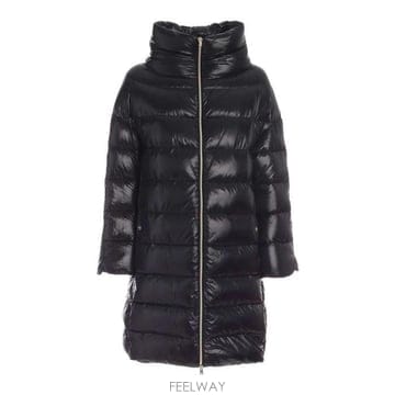 26 FW 에르노 롱슬리브 미디 코트 블랙 PI1283DIC12017