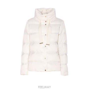 26 FW 에르노 로고 플라크 패디드 자켓 화이트 PI001936D12170Z