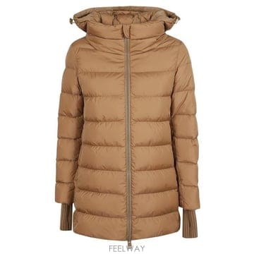 26 FW 에르노 하이넥 패딩 후드 자켓 브라운 PI0660D12004Z