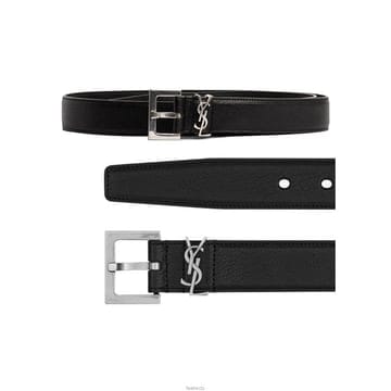 26SS 시그니처 로고 벨트 블랙 634440 BRM0E 1000