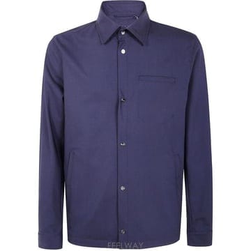 26 FW 에르노 롱슬리브 버튼업 셔츠 블루 GI000540U33474S