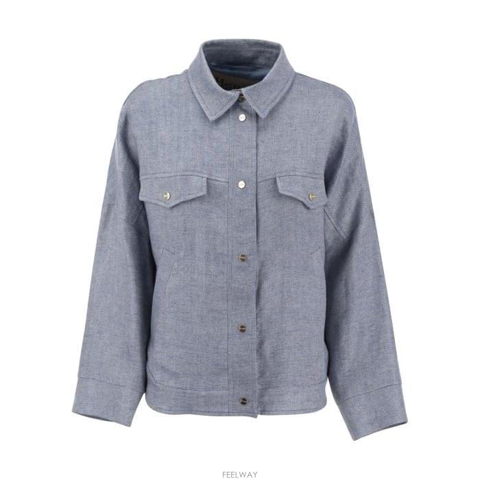 26 FW 에르노 플랩 포켓 롱슬리브 셔츠 GI000254D17130