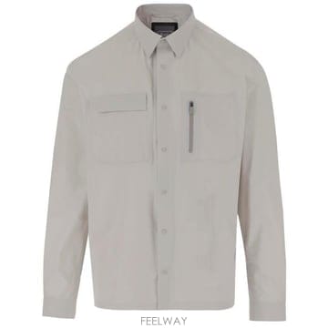 26 FW 에르노 체스트포켓 롱슬리브 셔츠 그레이 CM000004U12691Z