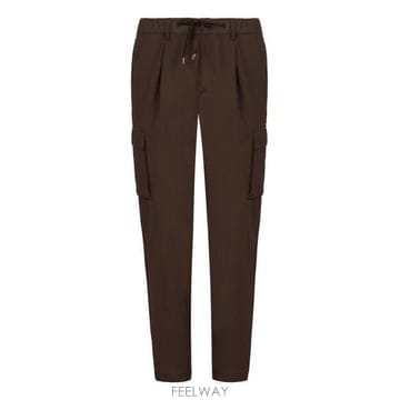 26 FW 에르노 테이퍼드 레그 드로스트링 카고 팬츠 브라운 PT000085U12687S