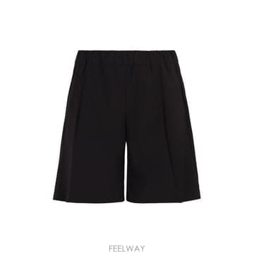 26 FW 에르노 엘라스틱 웨이스트밴드 버뮤다 쇼츠 블랙 PT000088U12691Z