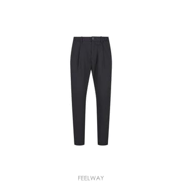 26 FW 에르노 버튼 디테일 테이퍼드 팬츠 블루 PT000091U12531