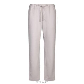 26 FW 에르노 드로스트링 엘라스틱 웨이스트 팬츠 화이트 PT00004UR56011