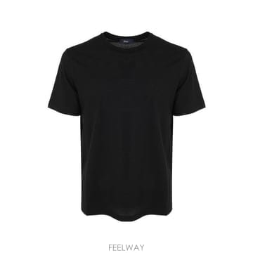 26 FW 에르노 숏슬리브 크루넥라인 티셔츠 블랙 JG000166U52005
