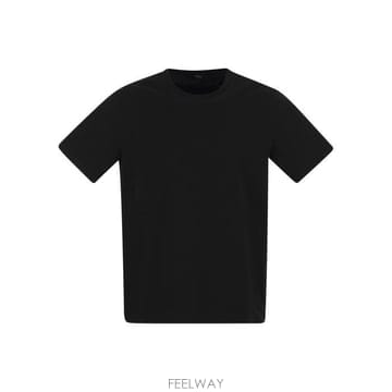 26 FW 에르노 스트레치 크루넥 티셔츠 블랙 JG000174U52003