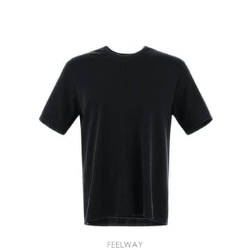 26 FW 에르노 크루넥 쇼트슬리브 티셔츠 블랙 JG000206U52059