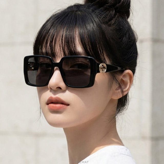 구찌 선글라스 GG1692S 001 명품 오버사이즈 뿔테 남자 여자 패션