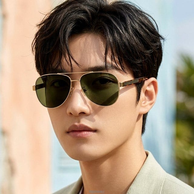 구찌 선글라스 GG0528S 009 남자 여자 보잉 오버사이즈 명품 패션