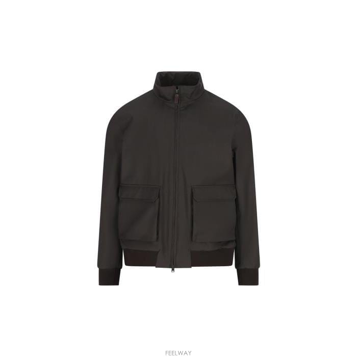 26 FW 에르노 집업 포켓 디테일 자켓 브라운 GI000587U33410