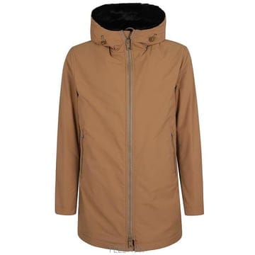 26 FW 에르노 키스톤 하이넥 후드 코트 브라운 PA0072U12343Z