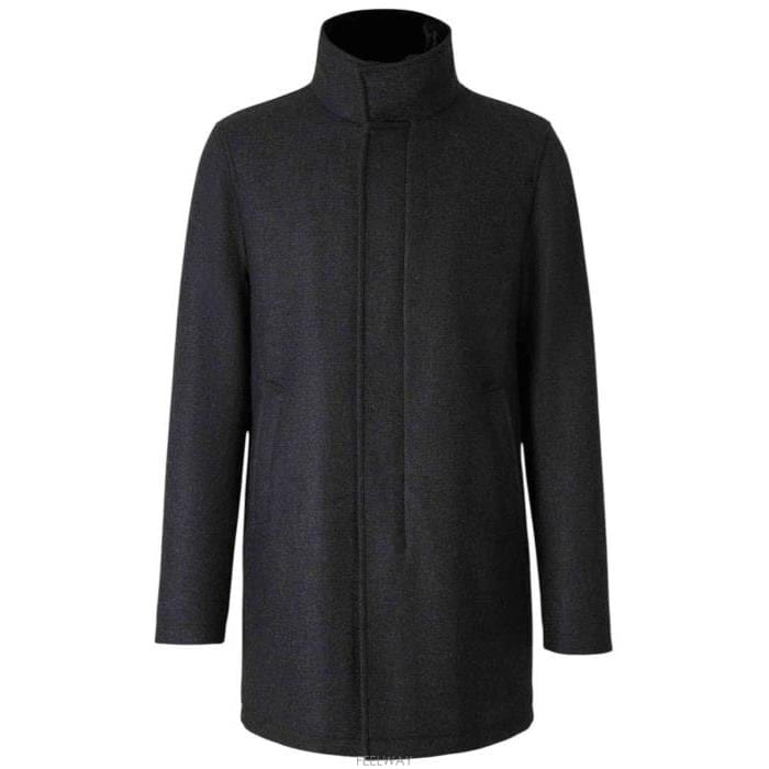 26 FW 에르노 하이넥 울블렌드 롱 코트 블랙 CA000214U33432R