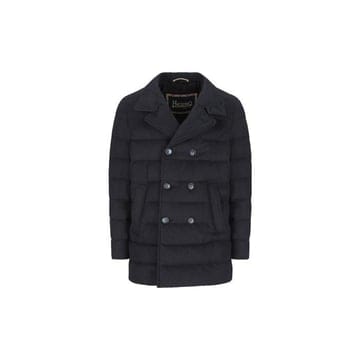 26 FW 에르노 더블 브레스티드 패딩 코트 네이비 PI001260U38087