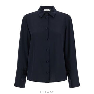 26 FW 막스마라 볼리에라 Voliera 실크 블렌드 오버사이즈 셔츠 2611111018600