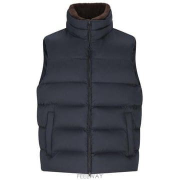 26 FW 에르노 패디드 퀼팅 나일론 베스트 블루 PI001267U12414Z