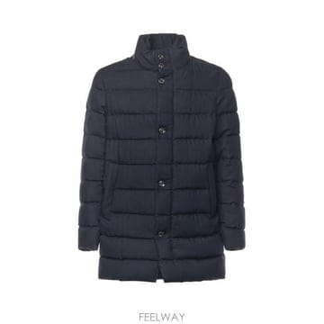 26 FW 에르노 하이넥 퀼팅 패디드 자켓 블루 PI001270U33278