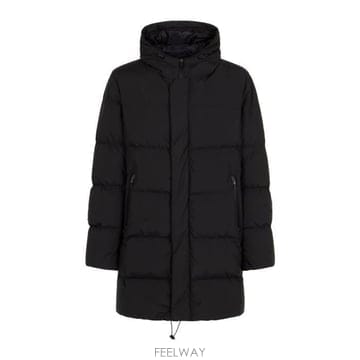 26 FW 에르노 퀼팅 후드 나일론 코트 블랙 PI001240U12840
