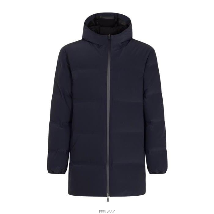 26 FW 에르노 후드 디테일 패디드 자켓 블루 PI001246U12590SZ
