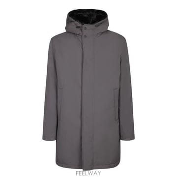 26 FW 에르노 후드 패딩 코트 그레이 PA000170U12343Z