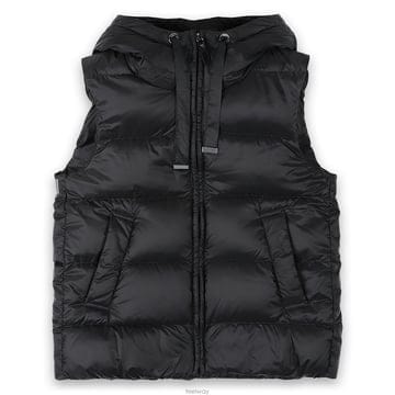 막스마라 세이비 후드 패딩 조끼