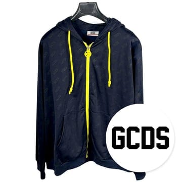 국내당일 지씨디에스 남성 집업 후드 자켓 네이비 GCDS M020060 정품100%