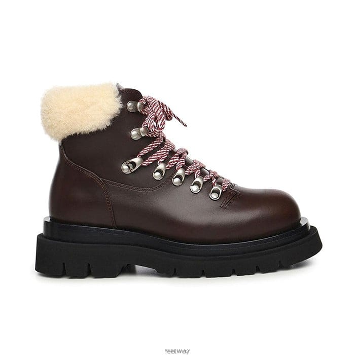 26 FW 보테가 베네타 러그 하이킹 앵클 부츠 브라운 843955V2WTB