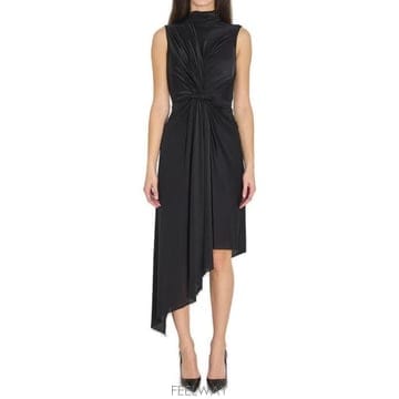 26 FW 발렌시아가 언밸런스 스트레치 드레스 블랙 857338TRV97