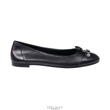 26 FW 발렌시아가 시티 발레 플랫 블랙 854369WBDH5