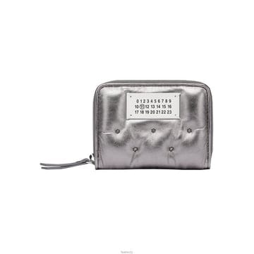 메종마르지엘라 25FW 글램슬램 코인 반지갑 실버 SA1VX0018 P6800 H3809