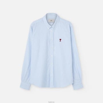 아미 스몰하트 스트라이프 셔츠 BFUSH063 CO0087 475