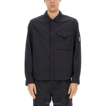 26 FW CP컴퍼니 유틸리티 셔츠 자켓 블루 18CMOS095A