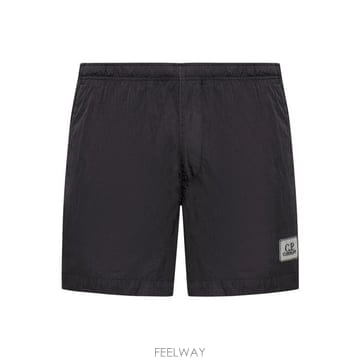 26 FW CP컴퍼니 엘라스틱 웨이스트밴드 스윔 쇼츠 블랙 18CMBW005A006369G
