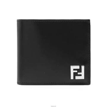 펜디 25FW 은장 FF로고 반지갑 블랙 7M0356 AFF2 F0GXN