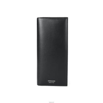 페라가모 26SS 로고 프린트 장지갑 블랙 66-1331 0770106