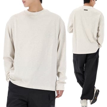 피어오브갓 에센셜 로고 엠브로이더드 롱 슬리브 125HO254202F HEATHEROAT
