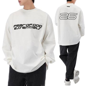 피어오브갓 에센셜 폰테 90s 롱 슬리브 125HO254543F IVORY