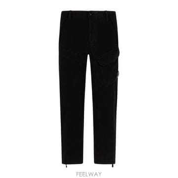 26 FW CP컴퍼니 몰스킨 스트레치 카고 팬츠 블랙 19CMPA234A110482G