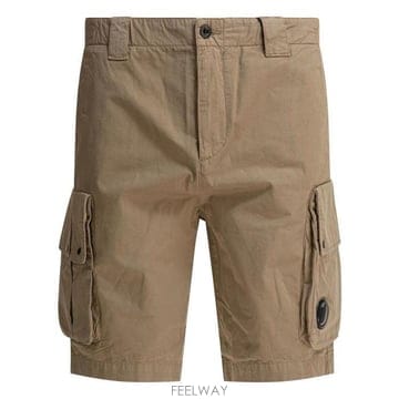 26 FW CP컴퍼니 포켓 카고 코튼 퓨어 쇼츠 18CMBE315A110340O
