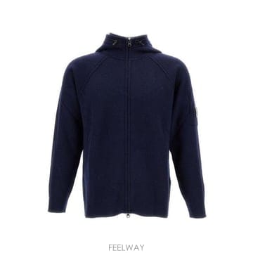 26 FW CP컴퍼니 후드 지퍼 가디건 블루 19CMKN057A110149A