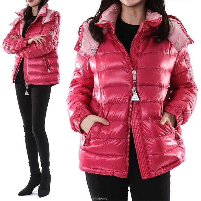 (당일발송) 몽클레어 DALLES 로고패치 여성 경량 후드 패딩점퍼/1A00004 542