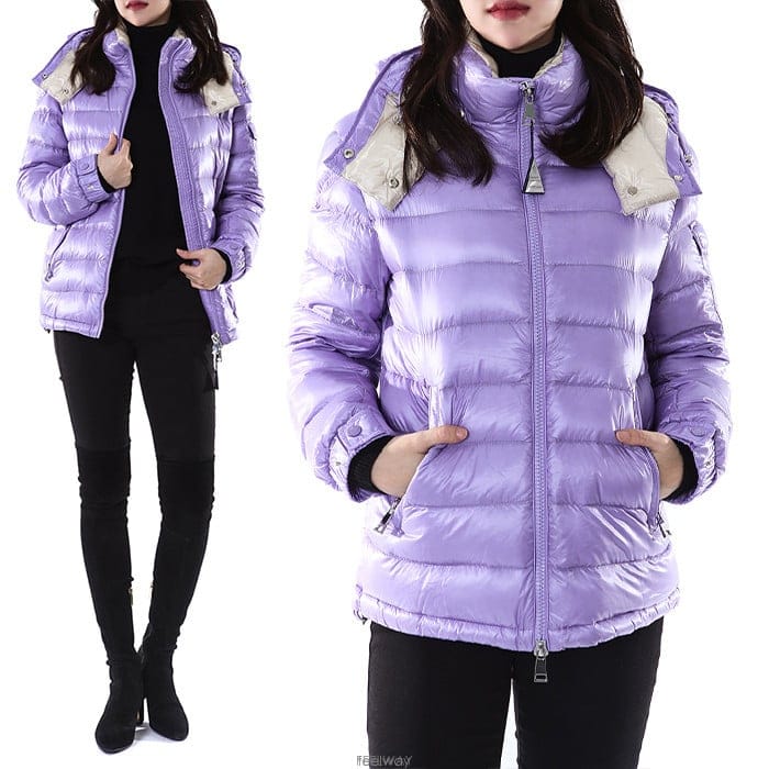 (당일발송) 몽클레어 DALLES 로고패치 여성 경량 후드 패딩점퍼/1A00004 605