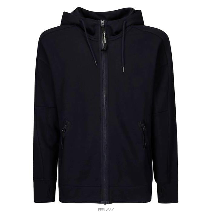 26 FW CP컴퍼니 고글 후드 스웨트셔츠 블루 17CMSS028A005086W