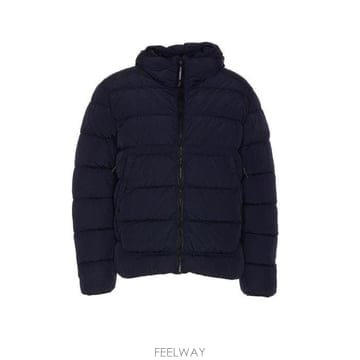26 FW CP컴퍼니 크롬 R 고글 패딩 자켓 네이비 19CMOW011A005904G